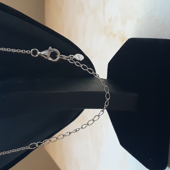 925 Silver Moissanite Necklace - Picture 6 of 13